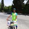 دوچرخه سوار حامل پیام "ورزش آری اعتیاد نه" وارد بوشهر شد