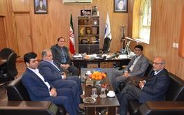 نشست معاون بانک اقتصاد نوین کشور با مدیرعامل منطقه ویژه اقتصادی بوشهر