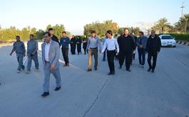 برگزاری همایش پیاده روی در منطقه ویژه اقتصادی بوشهر