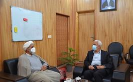 مدیرکل بنیاد شهید استان با مدیرعامل منطقه ویژه اقتصادی دیدار کرد