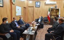 دیدار مدیران گمرک منطقه ویژه بوشهر با مدیرعامل سازمان