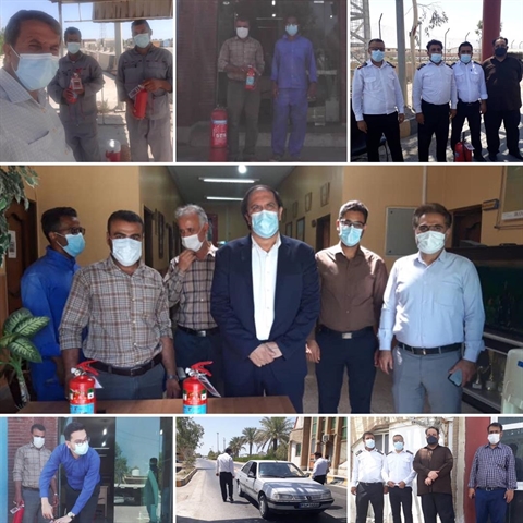 رزمایش خودحفاظتی ادارات و کارخانجات برگزار شد