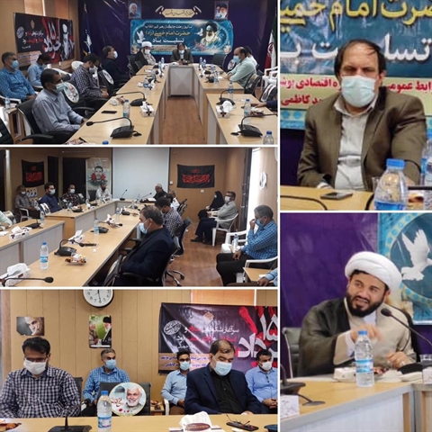 مراسم گرامیداشت ۱۴ و ۱۵ خرداد و شهادت امام صادق برگزار شد